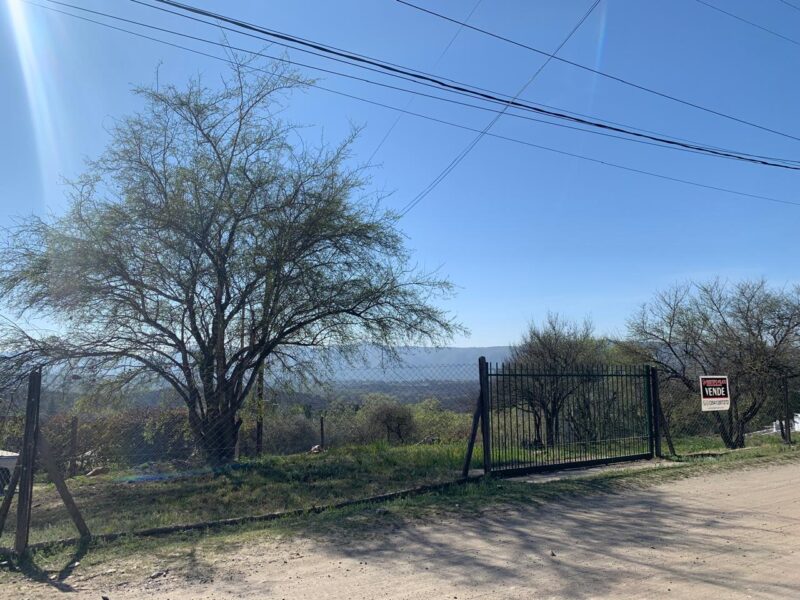Venta lote en Icho Cruz Sierras, hermosas vistas.